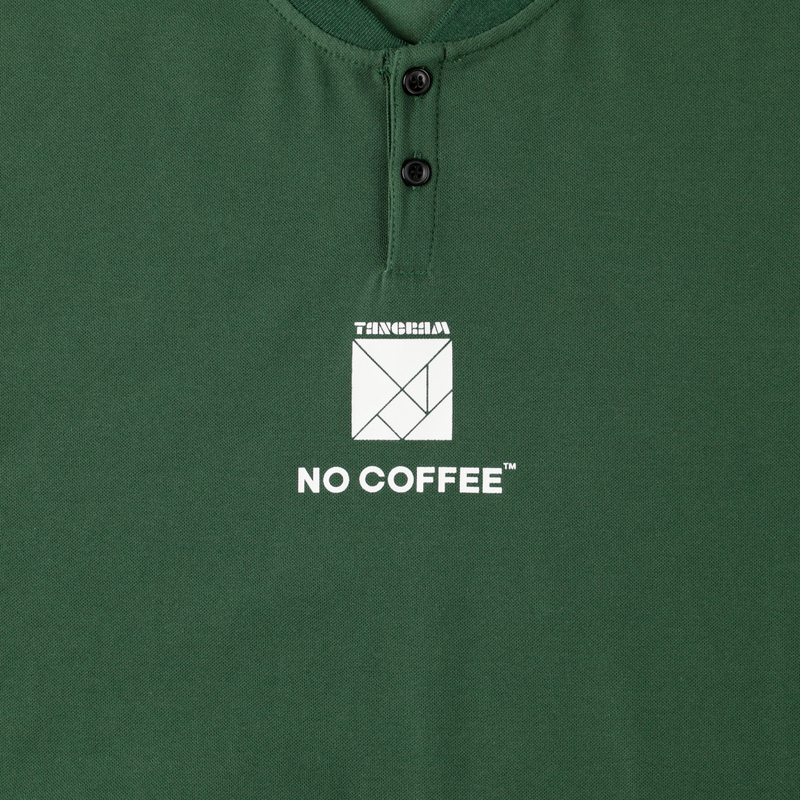 NO COFFEE グリーンポロシャツ NO COFFEE×TANGRAM HENRY POLO GREEN TGS-MPLNC01