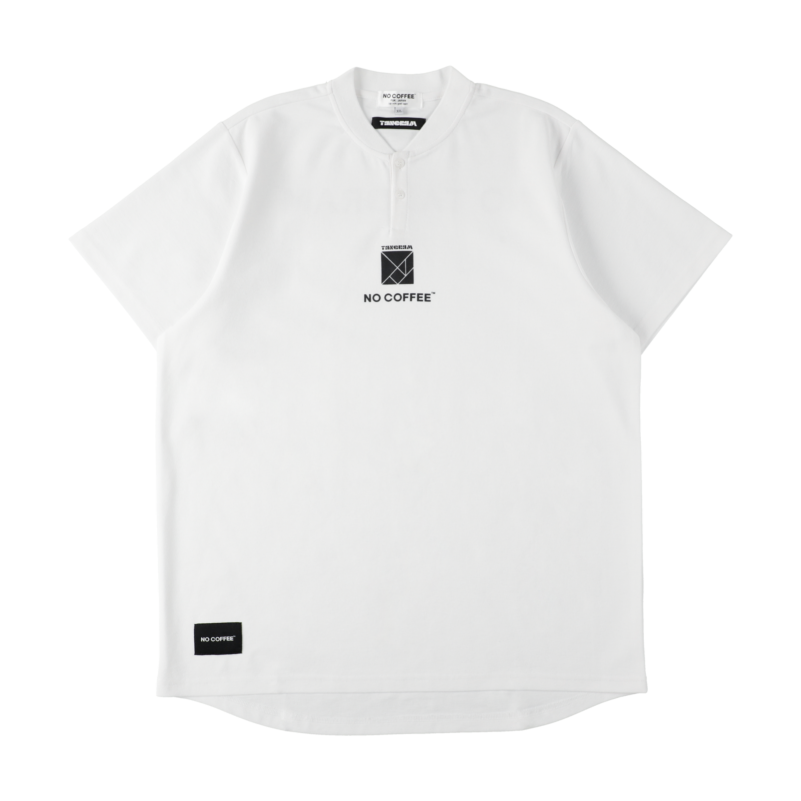 NO COFFEE×TANGRAM HENRY POLO WHITE TGS-MPLNC01