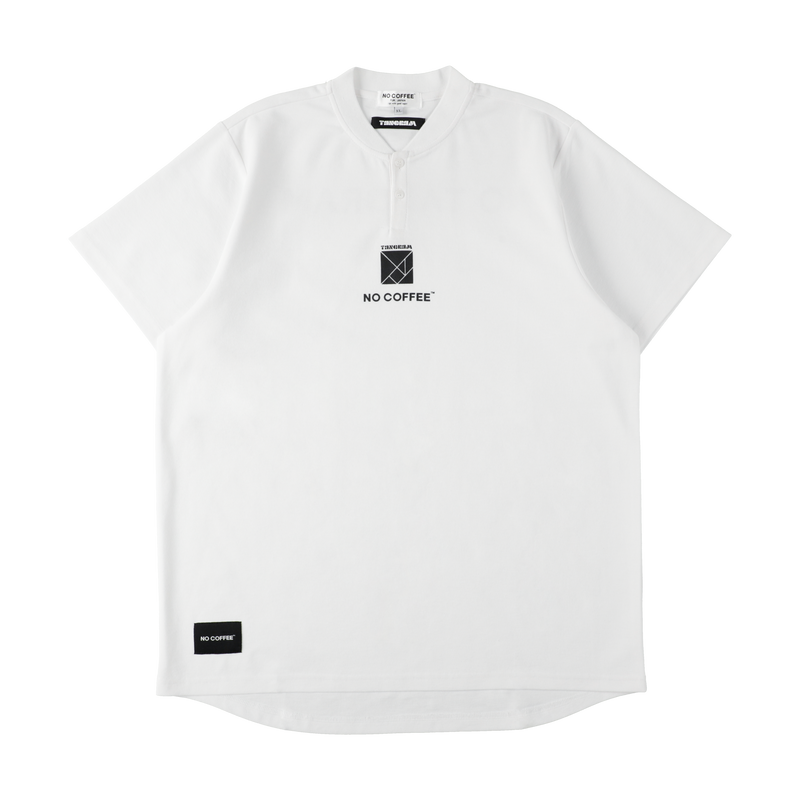 NO COFFEE×TANGRAM HENRY POLO WHITE TGS-MPLNC01