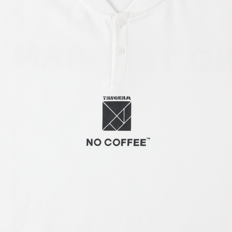 NO COFFEE×TANGRAM HENRY POLO WHITE TGS-MPLNC01