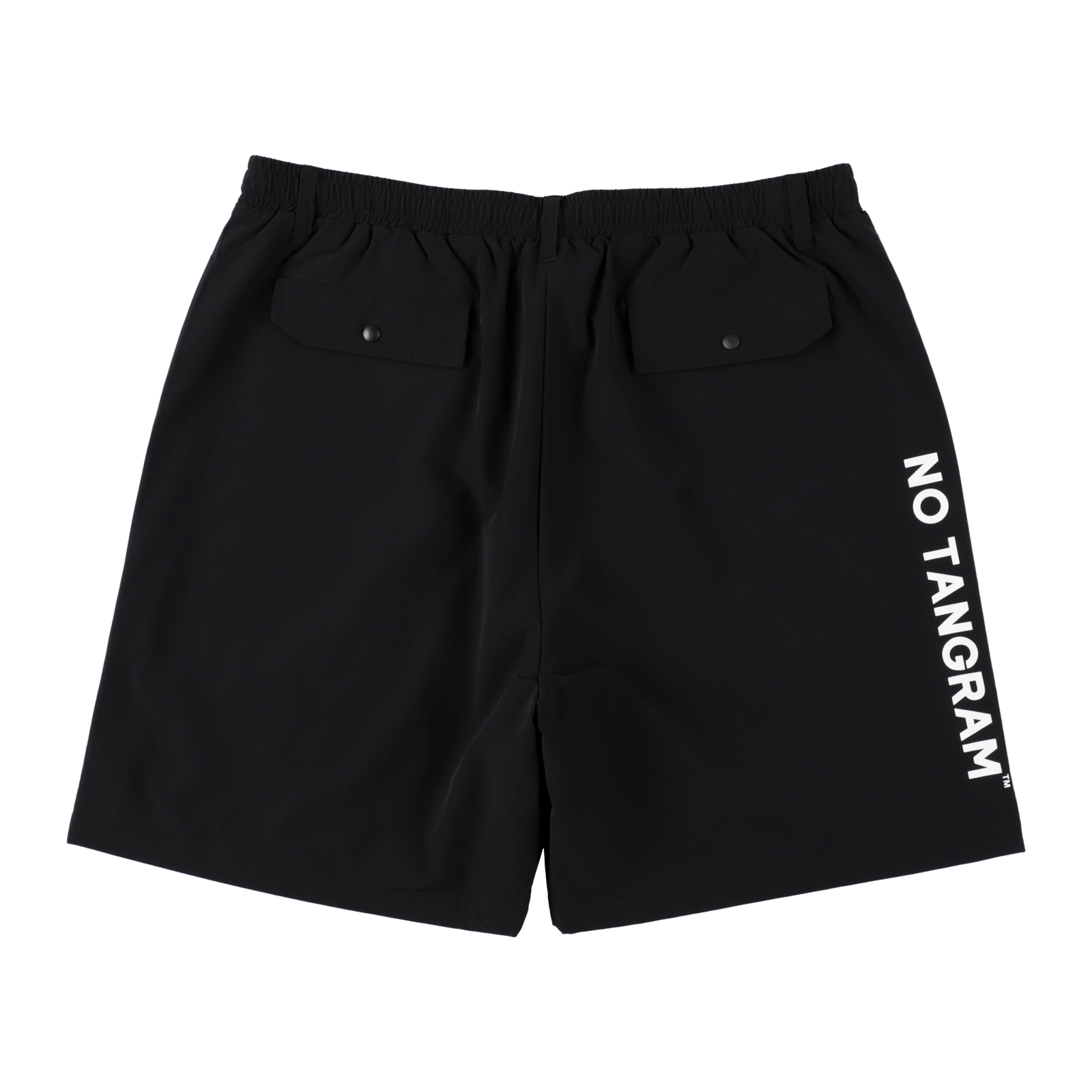 NO COFFEE×TANGRAM NYLON SHORT PANTS BLACK TGS-MPNC01