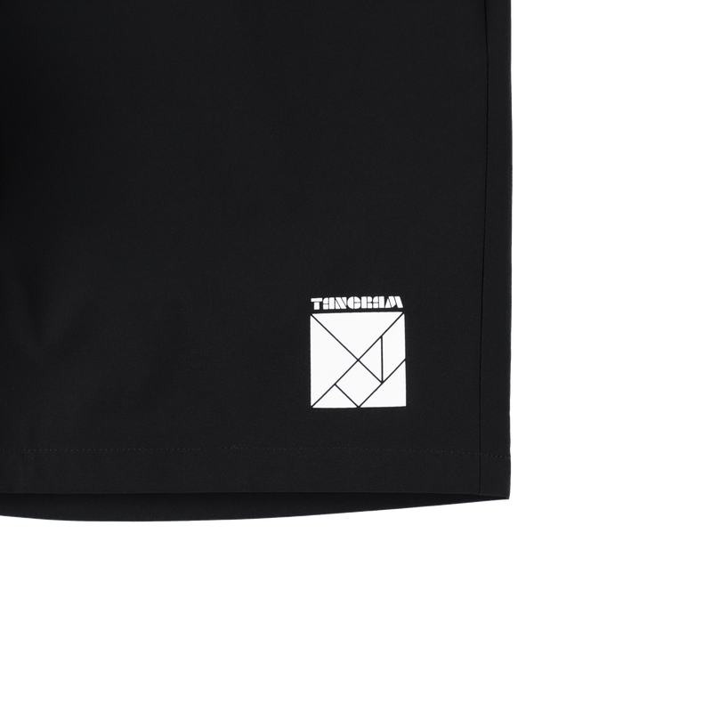 NO COFFEE×TANGRAM NYLON SHORT PANTS BLACK TGS-MPNC01