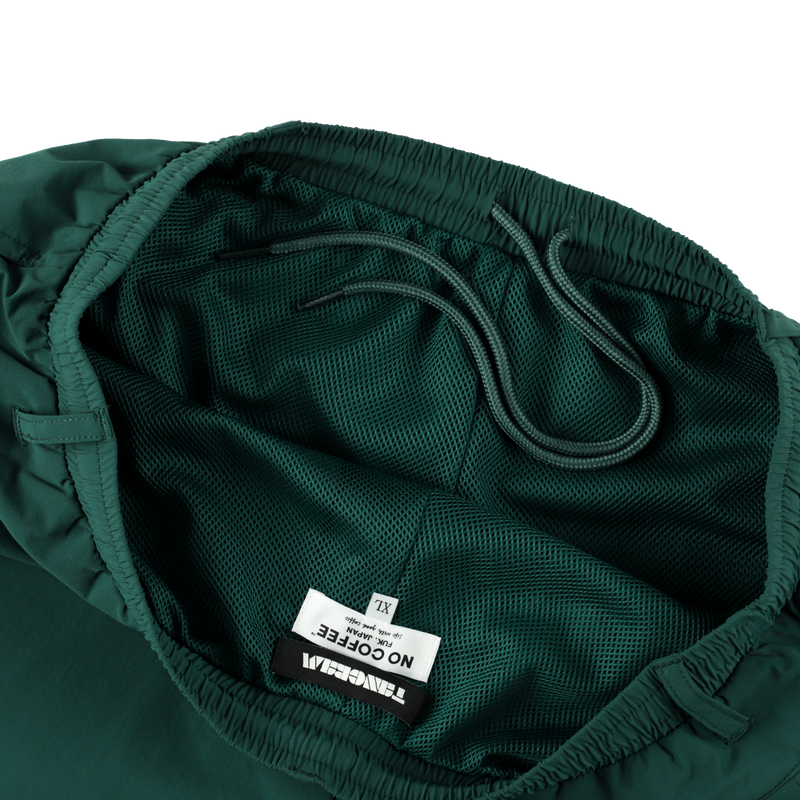 NO COFFEE×TANGRAM NYLON SHORT PANTS GREEN TGS-MPNC01