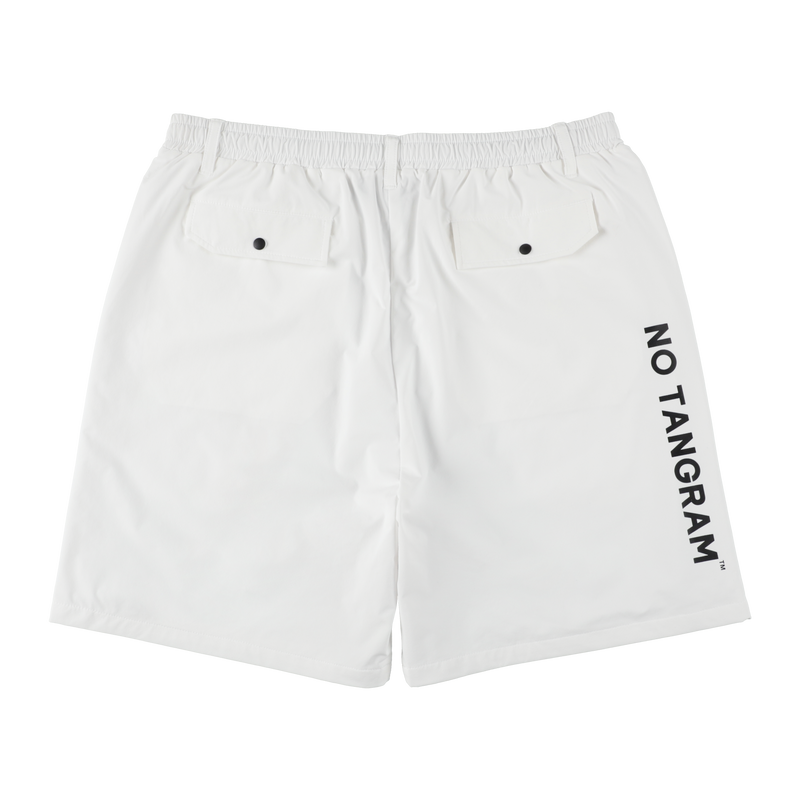 NO COFFEE×TANGRAM NYLON SHORT PANTS WHITE TGS-MPNC01