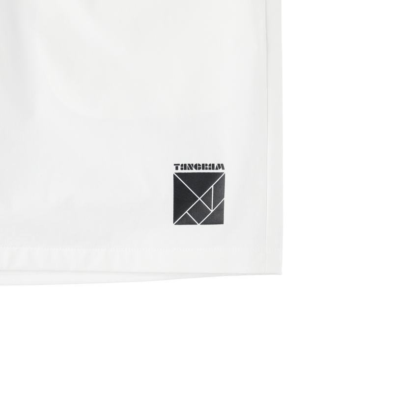 NO COFFEE×TANGRAM NYLON SHORT PANTS WHITE TGS-MPNC01