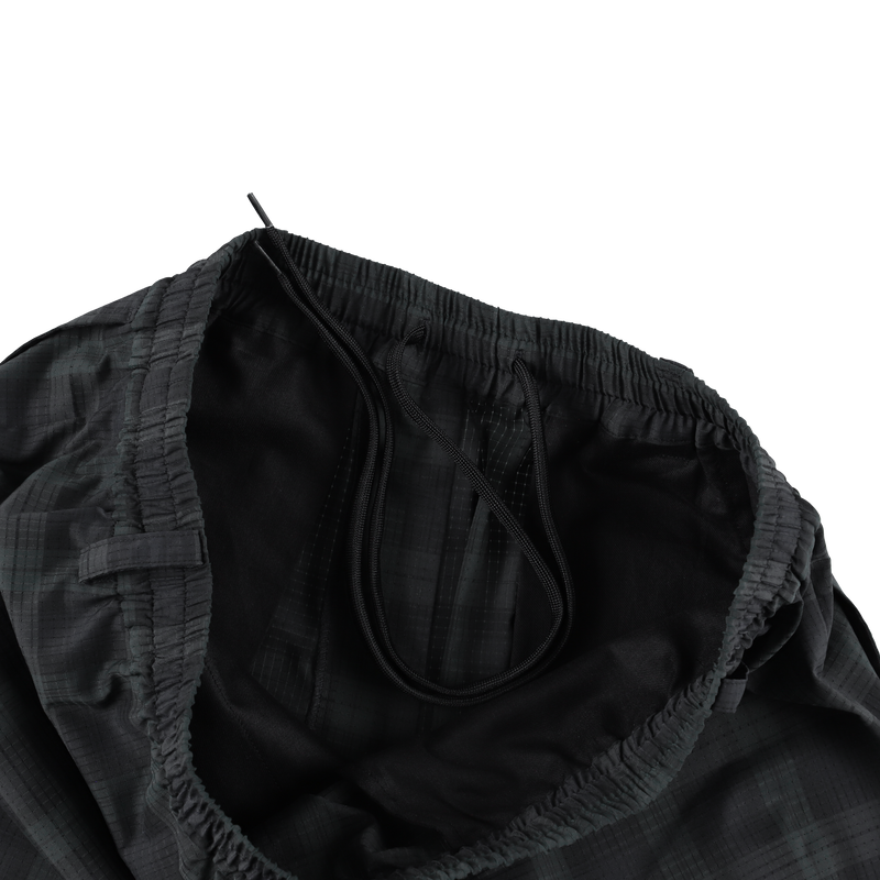 TANGRAM EASY PANTS ブラック M Saturdays NYC × TANGRAM DotAir® EASY PANTS BLACKWATCH CHECK (PLAID) TG