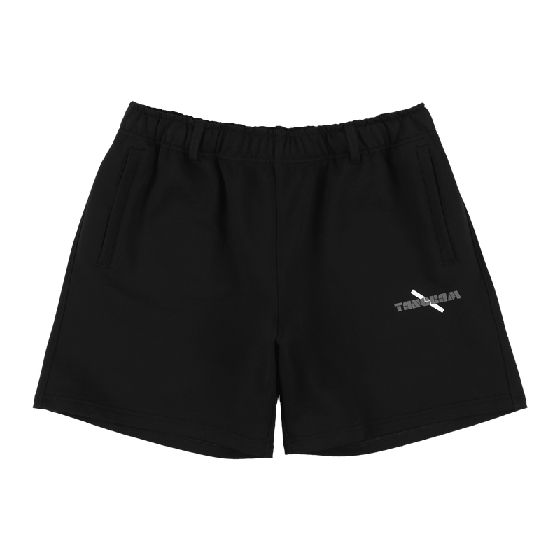 TANGRAM ブラックショートパンツ Mサイズ Saturdays NYC × TANGRAM SWEAT SHORT PANTS BLACK TGS-MPST02【予約商品】