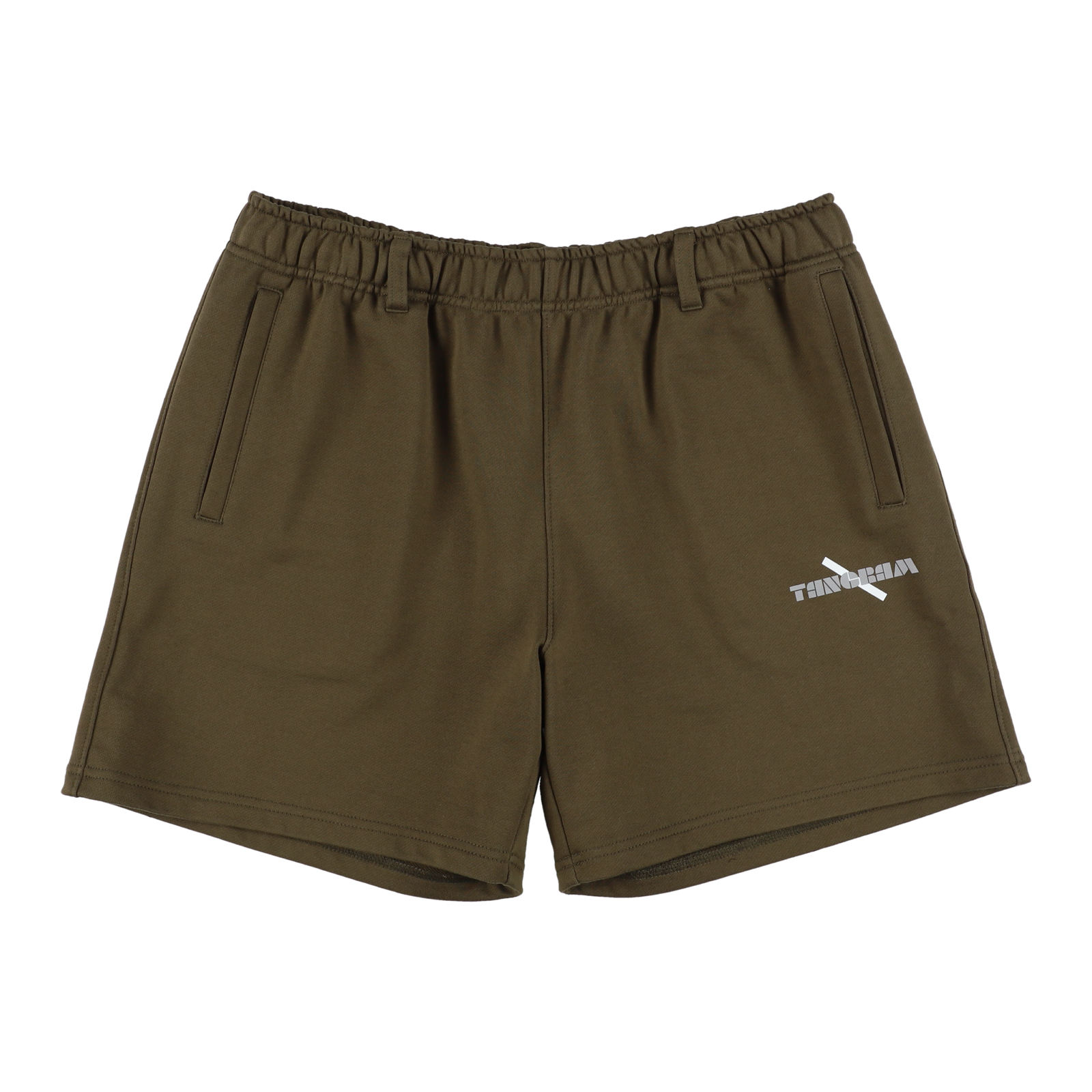 Saturdays NYC × TANGRAM SWEAT SHORT PANTS KHAKI TGS-MPST02