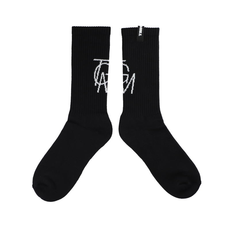 TGM LOGO CREW SOX BLACK TGS-MS011