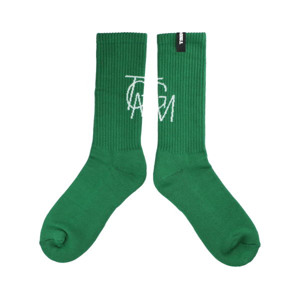 TGM LOGO CREW SOX GREEN TGS-MS011