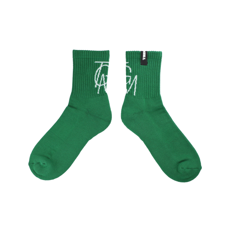 TGM LOGO SHORT SOX GREEN TGS-MS012