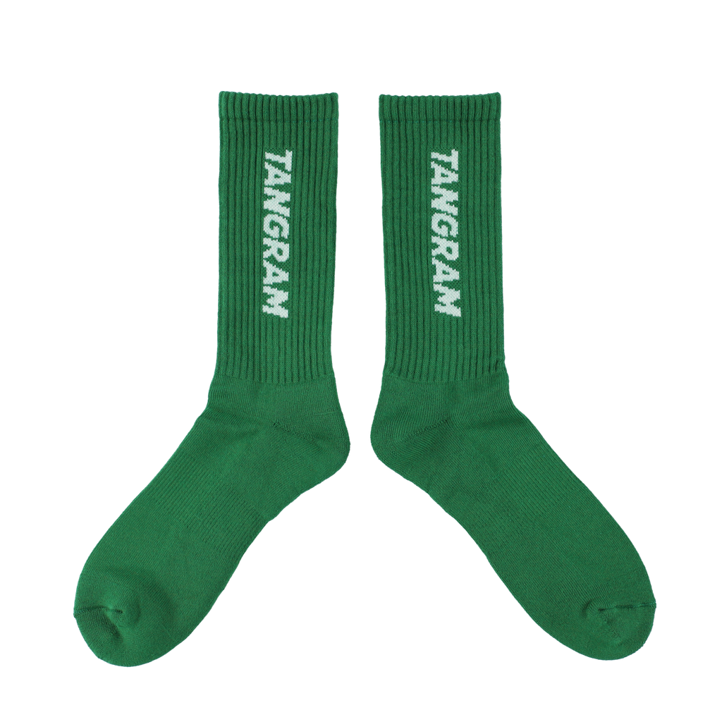 SLANT LOGO CREW SOX GREEN TGS-MS016 – TANGRAM