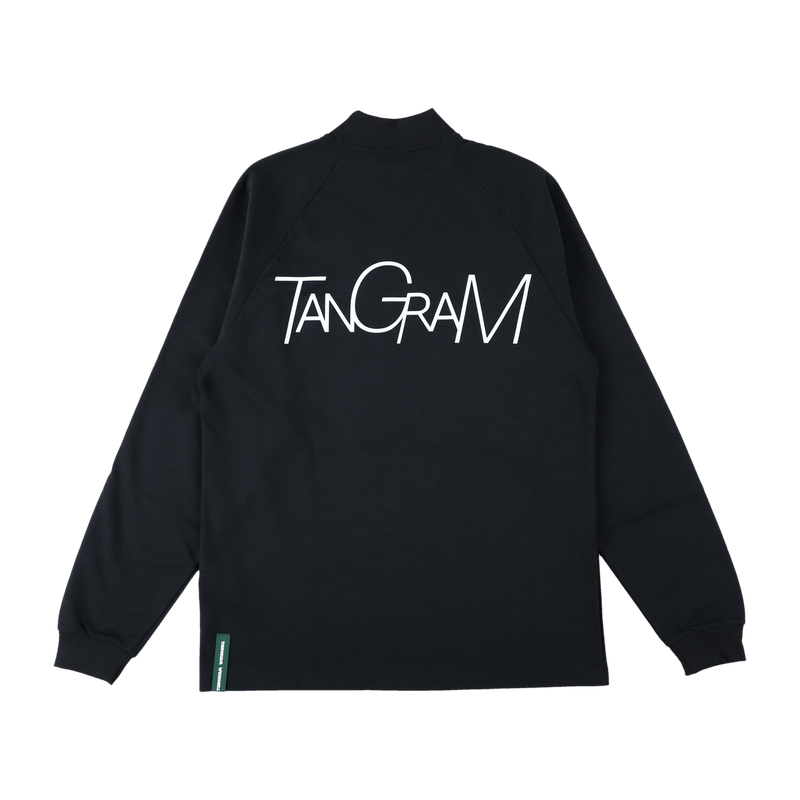 NEW TSL LOGO AIR MOCKNECK TEE BLACK TGS-MT106 – TANGRAM