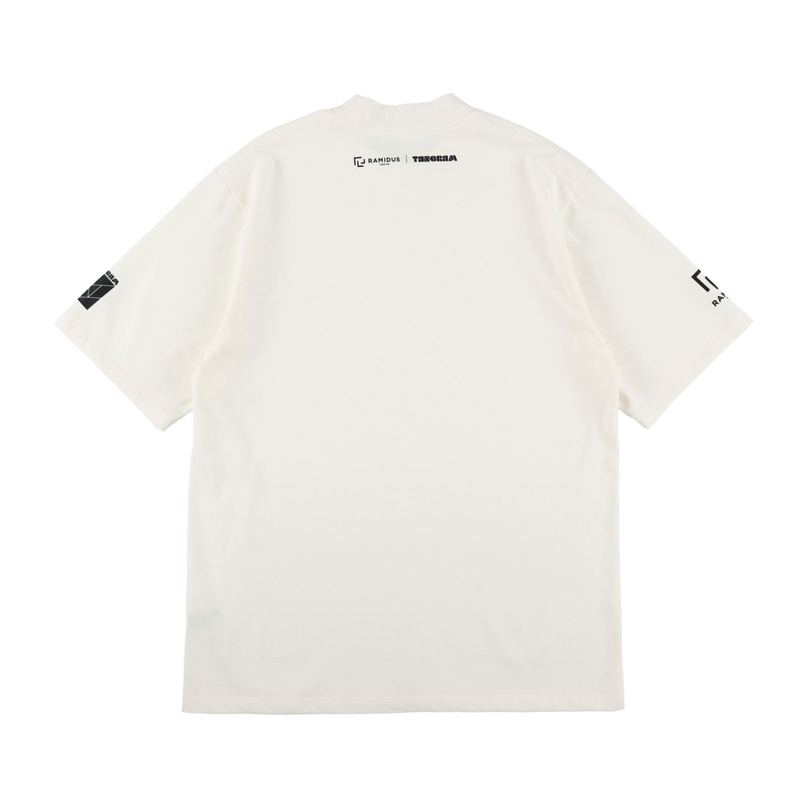 RAMIDUS × TANGRAM SHORT MOCK NECK WHITE TGS-MT110