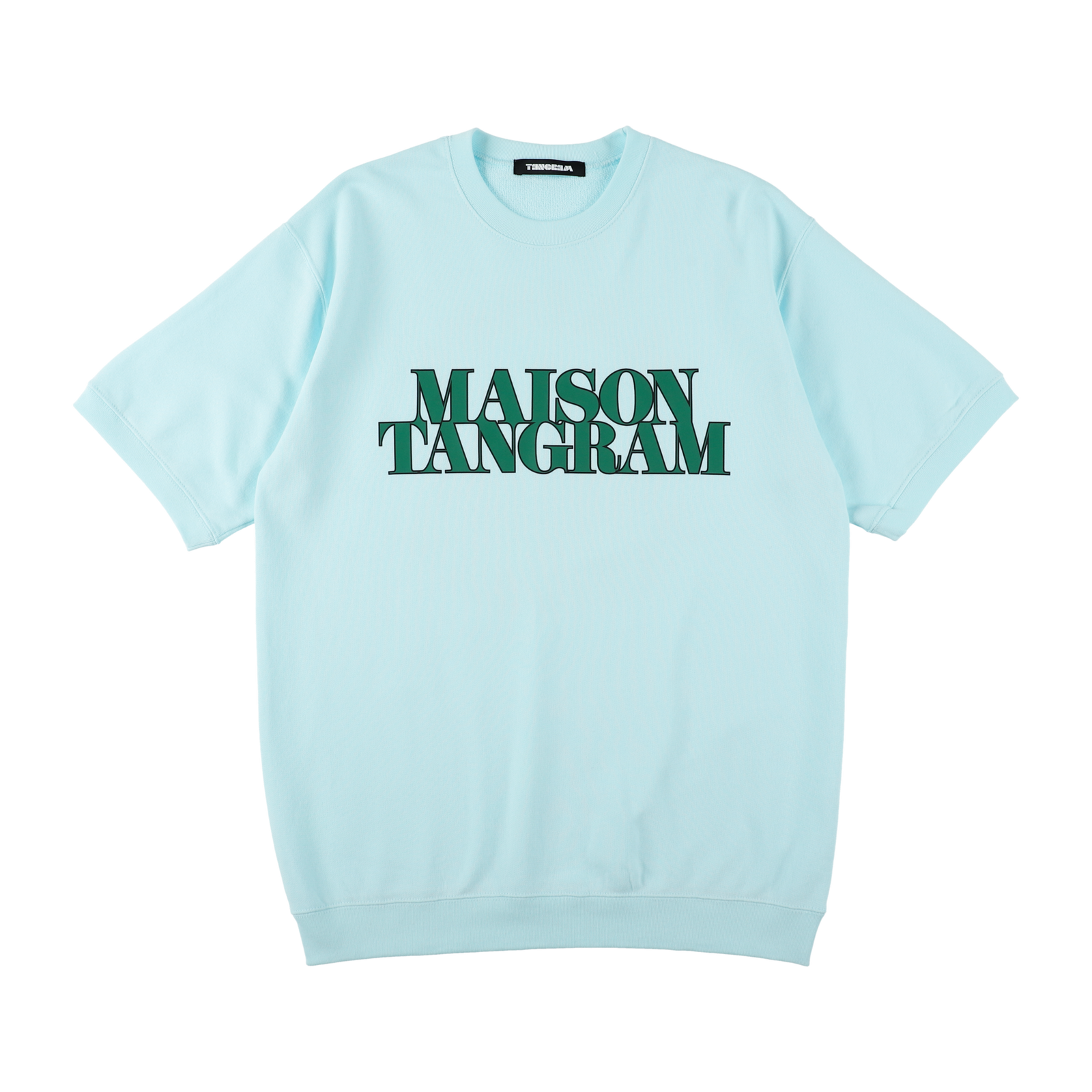 MAISON HALF SLEEVE SWEAT CREW MINT TGS-MT115 – TANGRAM