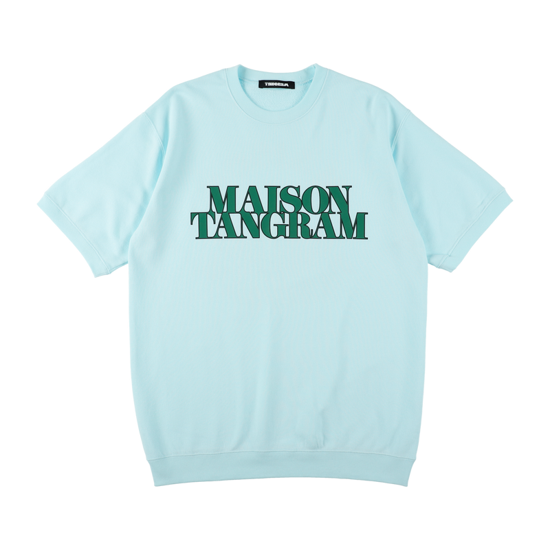 MAISON HALF SLEEVE SWEAT CREW MINT TGS-MT115