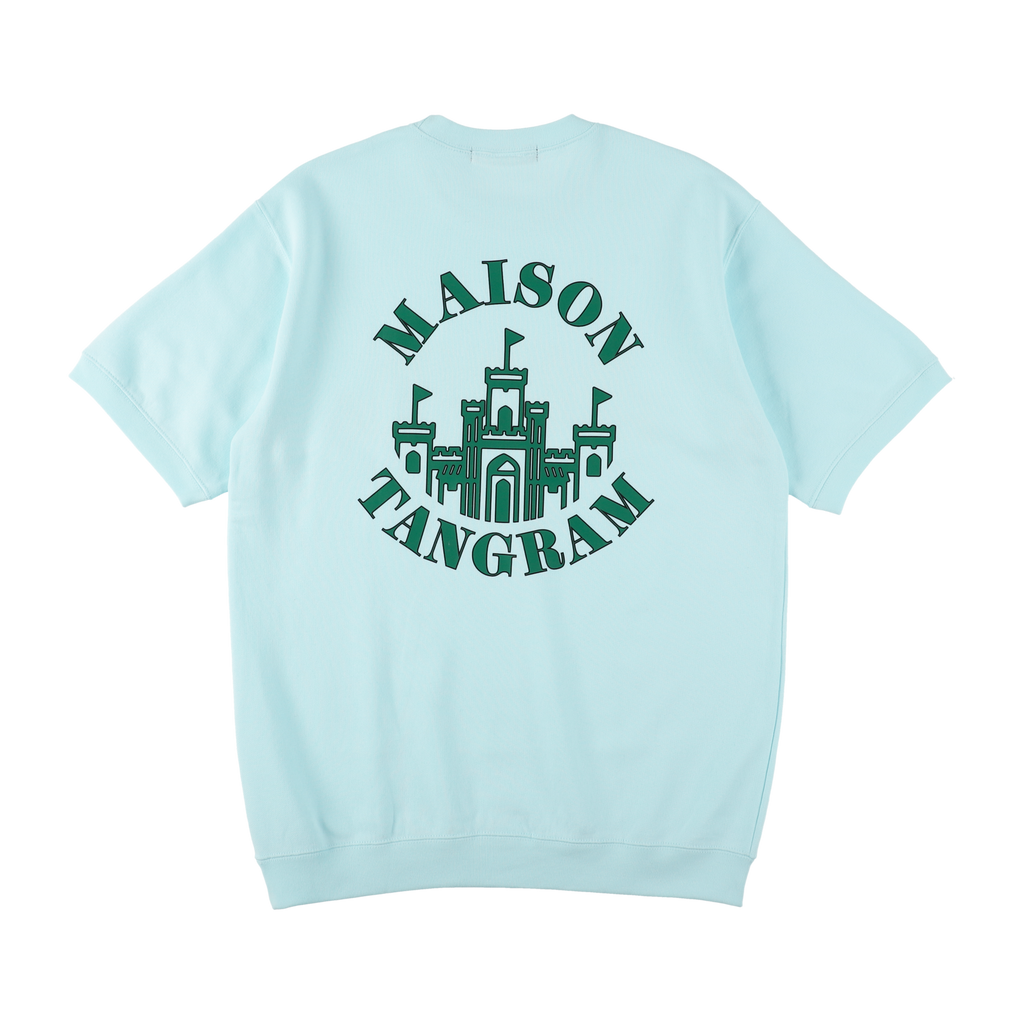 MAISON HALF SLEEVE SWEAT CREW MINT TGS-MT115 – TANGRAM
