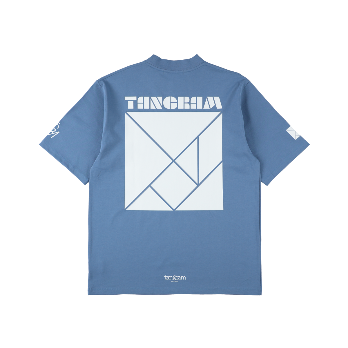 メンズウェア TANGRAM / BIG LOGO SHORT MOCK NECK PUZZLE LOGO SHORT MOCK NECK GREEN TGS-MT111 – TANGRAM