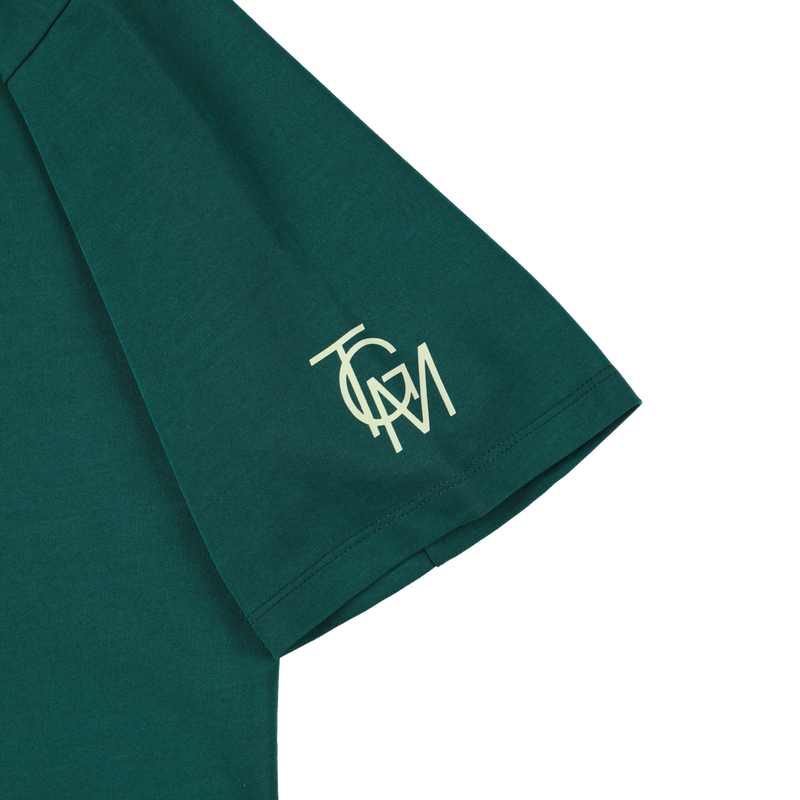 LOGO SHORT MOCK NECK GREEN TGS-MT120