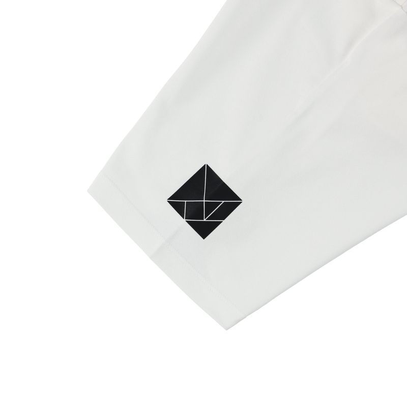 LOGO SHORT MOCK NECK  WHITE TGS-MT120