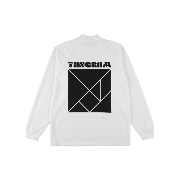PUZZLE LOGO AIR MOCKNECK TEE WHITE TGS-MT156 – TANGRAM PUZZLE LOGO AIR MOCKNECK TEE WHITE TGS-MT156 – TANGRAM