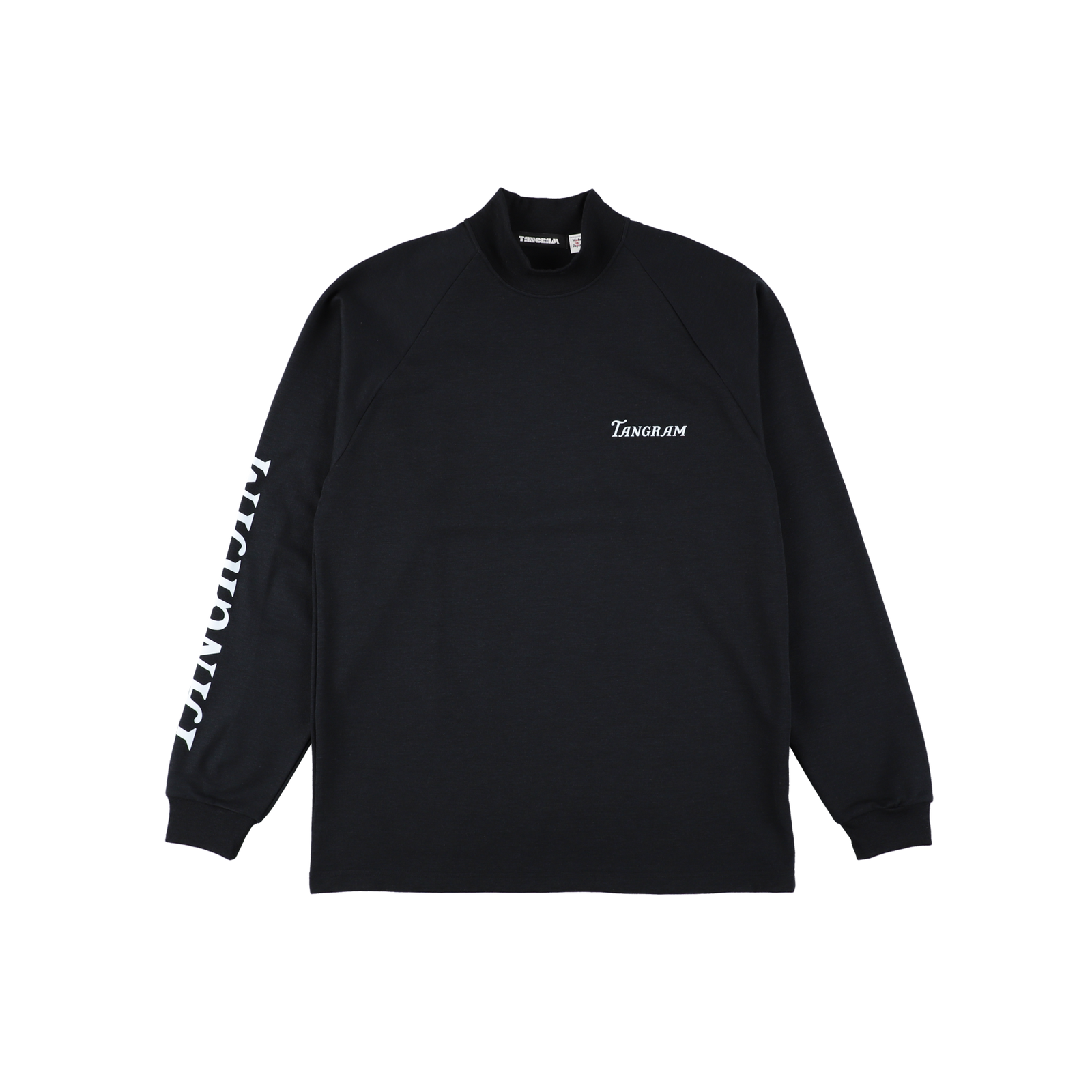メンズウェア TANGRAM / MASTERS ARRANGE AIR MOCKNECK MASTERS ARRANGE AIR MOCKNECK TEE BLACK TGS-MT157 – TANGRAM