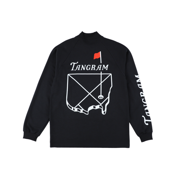 メンズウェア TANGRAM / MASTERS ARRANGE AIR MOCKNECK MASTERS ARRANGE AIR MOCKNECK TEE BLACK TGS-MT157 – TANGRAM