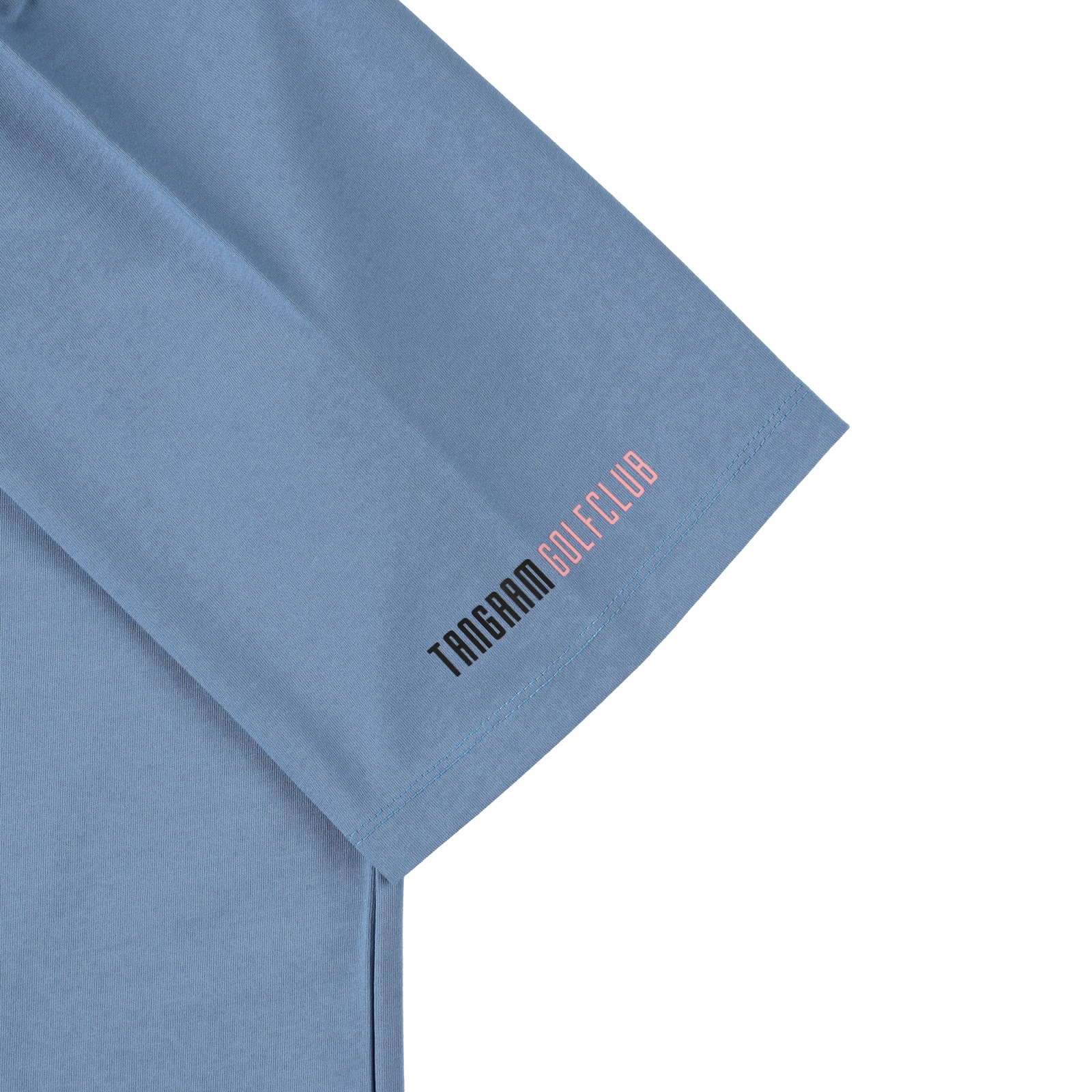 GOLF CLUB PUZZLE CHARACTER SHORT MOCK NECK BLUE TGS-MT159 – TANGRAM