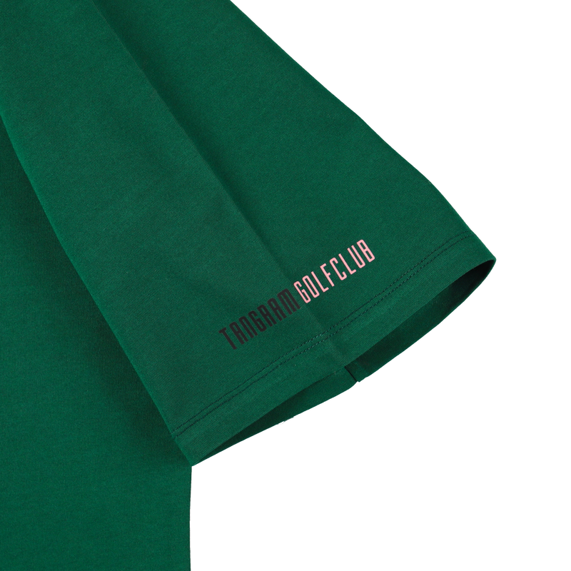 GOLF CLUB PUZZLE CHARACTER SHORT MOCK NECK GREEN TGS-MT159