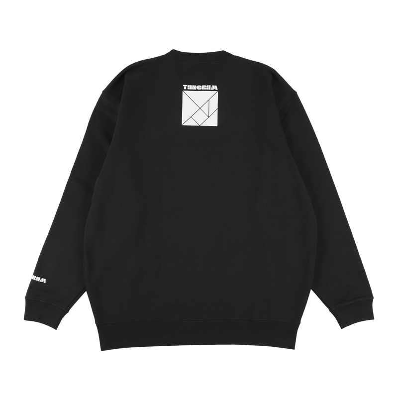 MEMBERS LOGO SWEAT CREW BLACK TGS-MT182 – TANGRAM