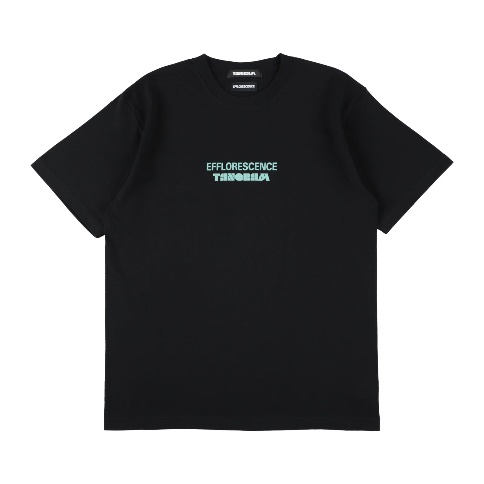 EFFLORESCENCE × TANGRAM 6.2oz. DAILY TEE BLACK TGS-MT185