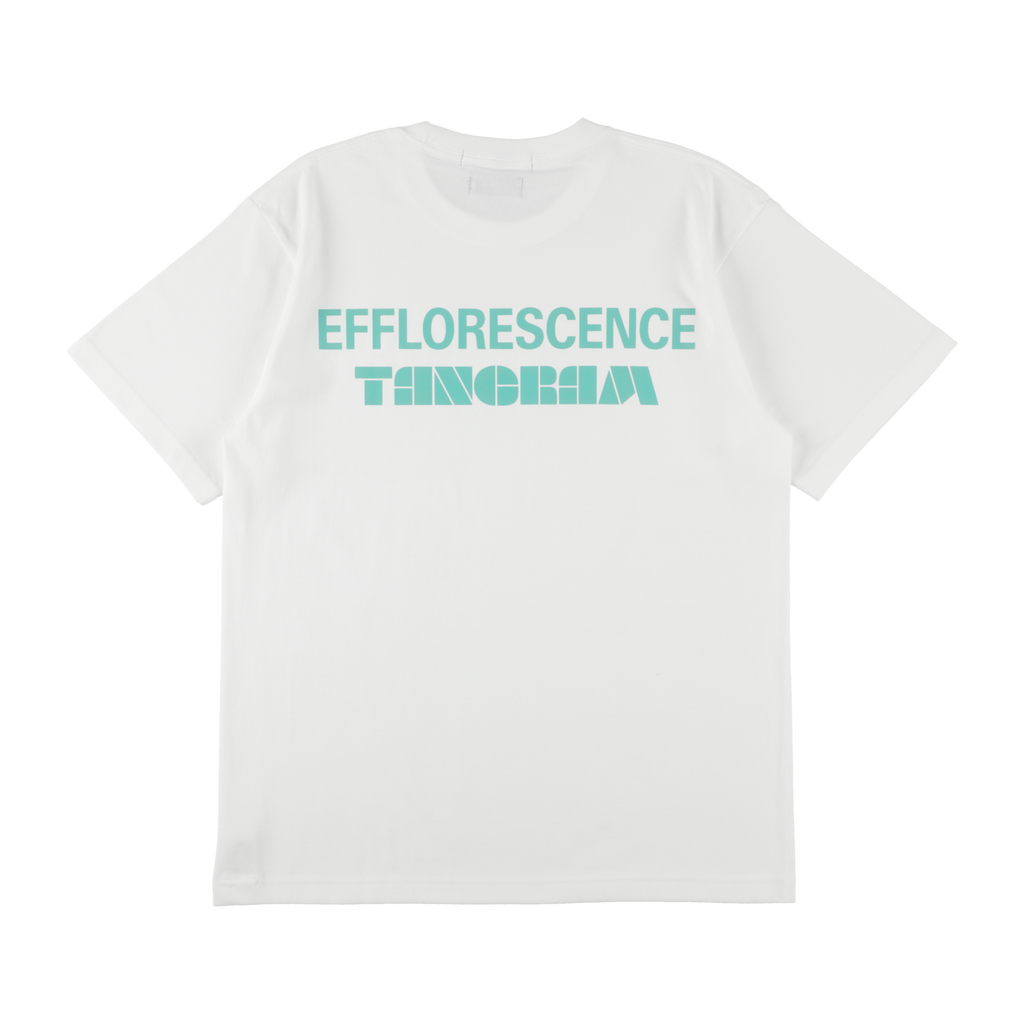 EFFLORESCENCE × TANGRAM 6.2oz. DAILY TEE WHITE TGS-MT185