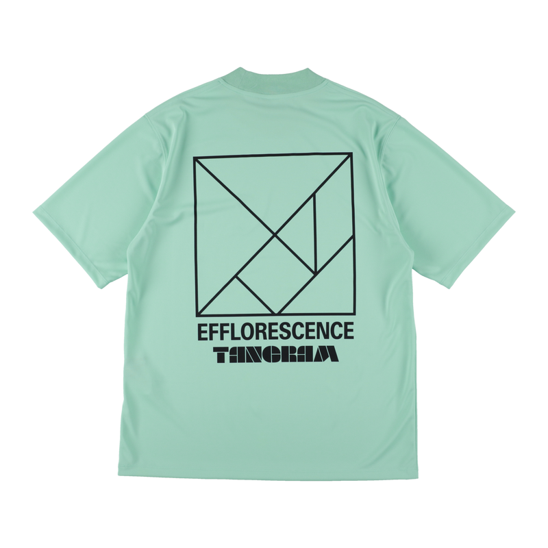 新品未使用TANGRAMシャツ EFFLORESCENCE × TANGRAM MOCK NECK MINT GREEN TGS-MT186
