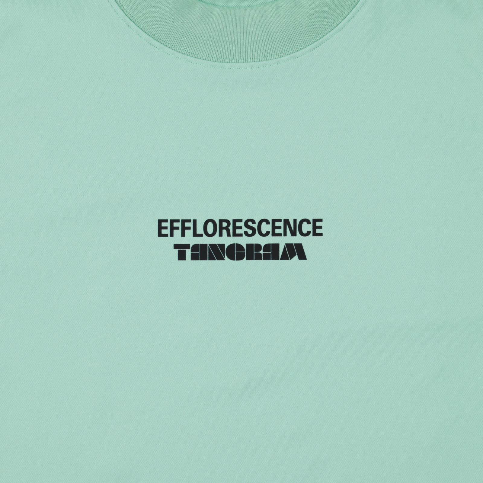 EFFLORESCENCE × TANGRAM MOCK NECK MINT GREEN TGS-MT186
