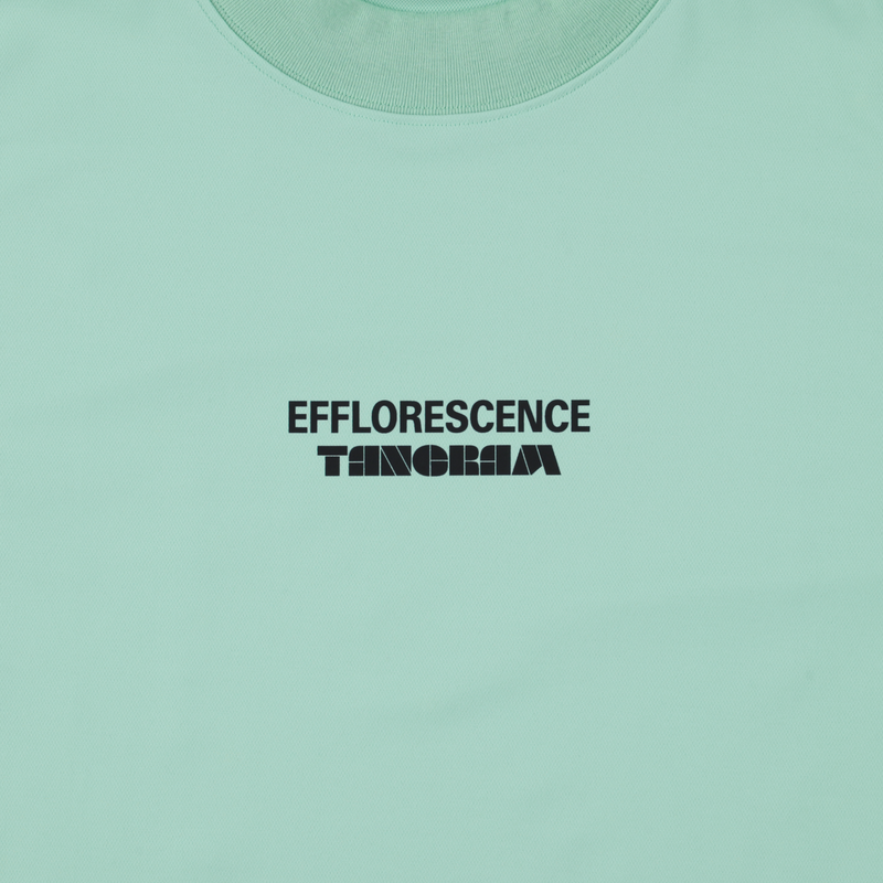 EFFLORESCENCE × TANGRAM MOCK NECK MINT GREEN TGS-MT186