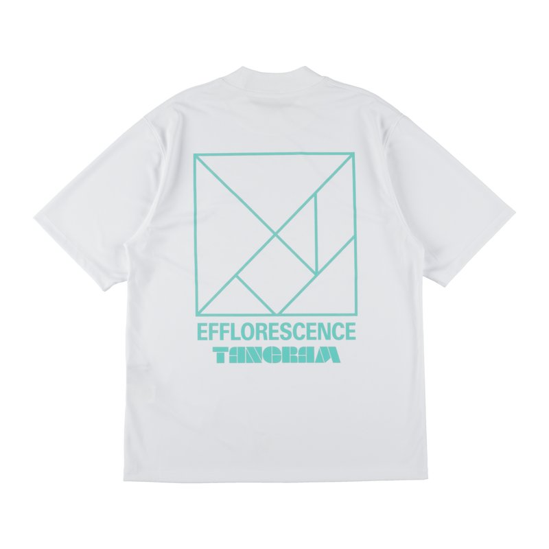 EFFLORESCENCEシャツ M モックネック EFFLORESCENCE × TANGRAM MOCK NECK WHITE TGS-MT186