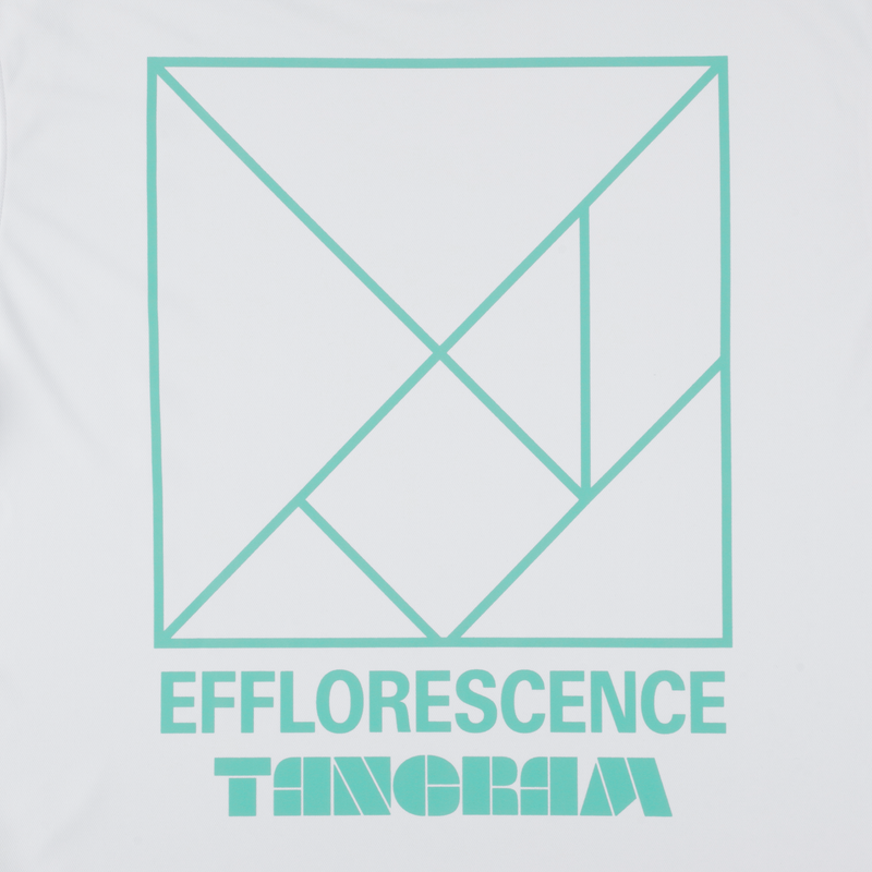EFFLORESCENCE × TANGRAM MOCK NECK WHITE TGS-MT186