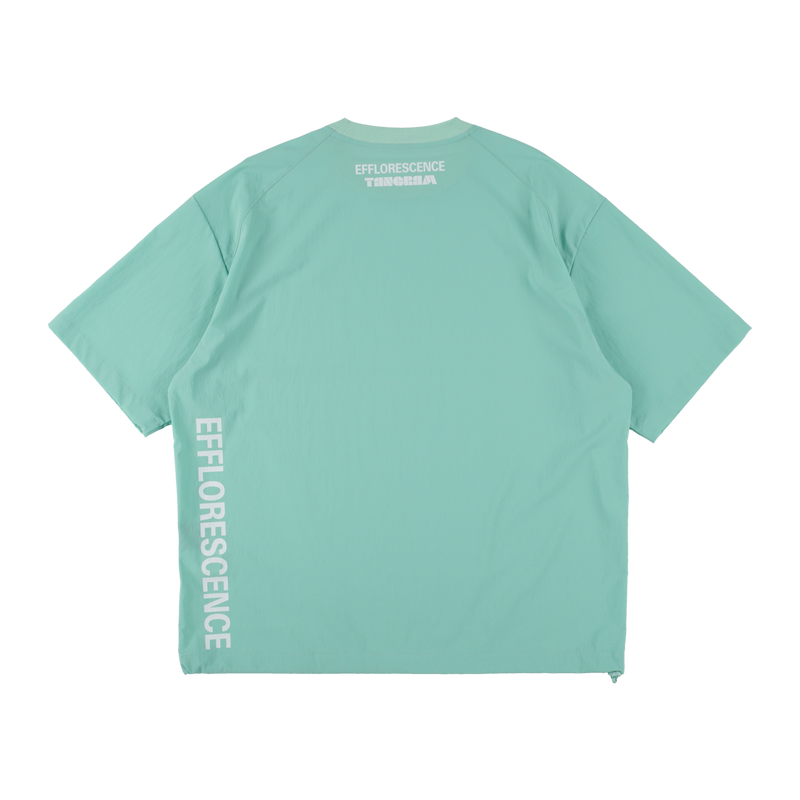 TANGRAM Tシャツ　軽量ポリエステル EFFLORESCENCE × TANGRAM NYLON STRETCH PISTE MINT GREEN TGS-MT187