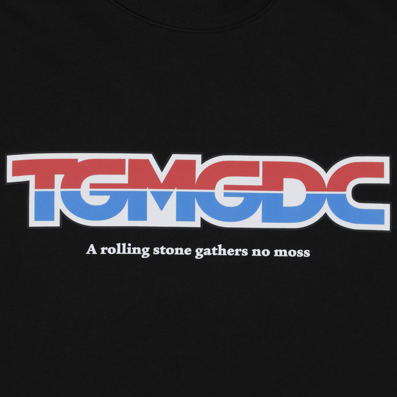 GDC×TANGRAM 5TH ANNIV. TRICO SWEAT CREW BLACK TGS-MT191