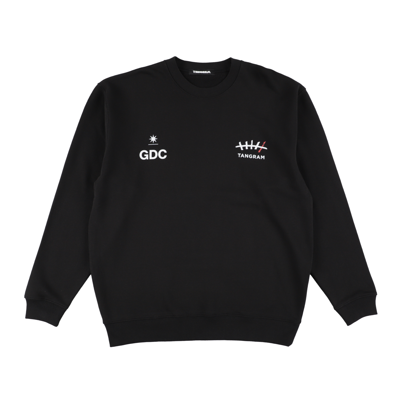 GDC×TANGRAM 5TH ANNIV. T.5 TOKYO SWEAT CREW BLACK TGS-MT192