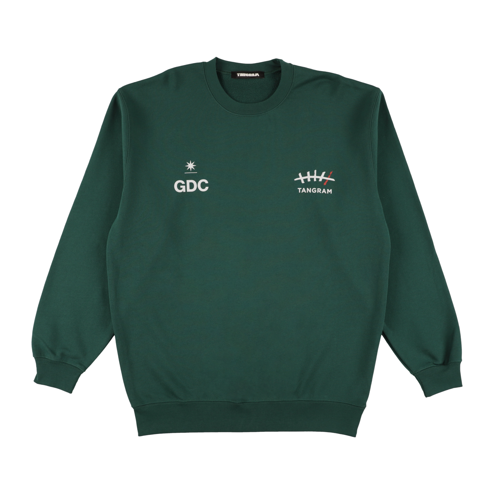 GDC×TANGRAM 5TH ANNIV. T.5 TOKYO SWEAT CREW GREEN TGS-MT192