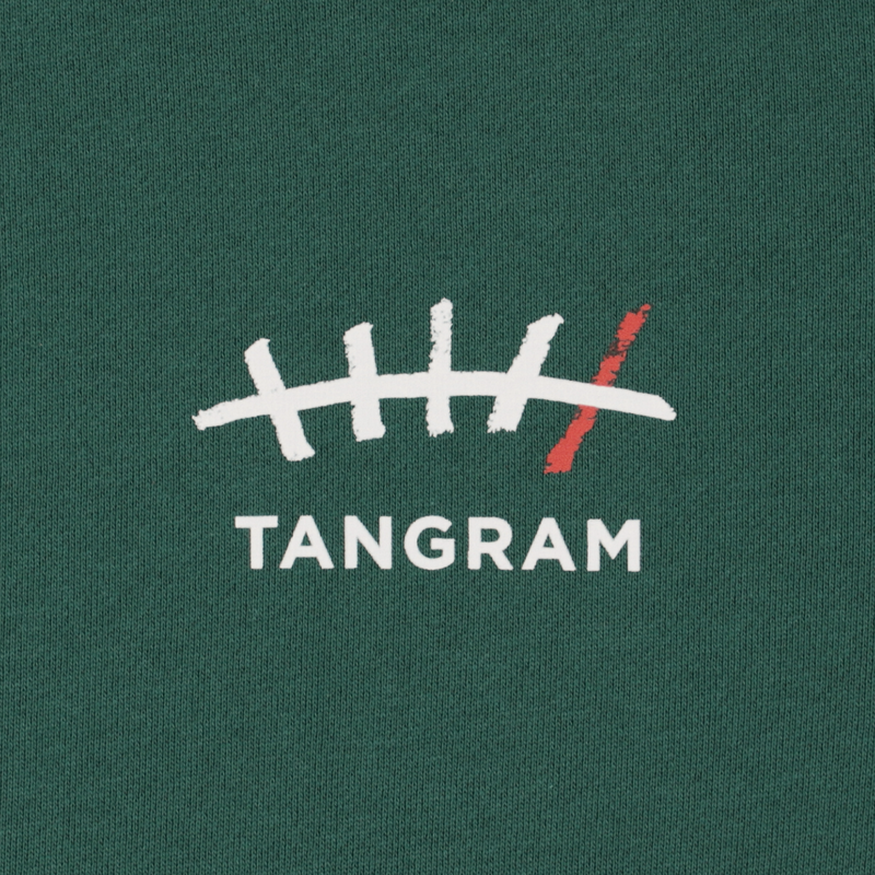 GDC×TANGRAM 5TH ANNIV. T.5 TOKYO SWEAT CREW GREEN TGS-MT192