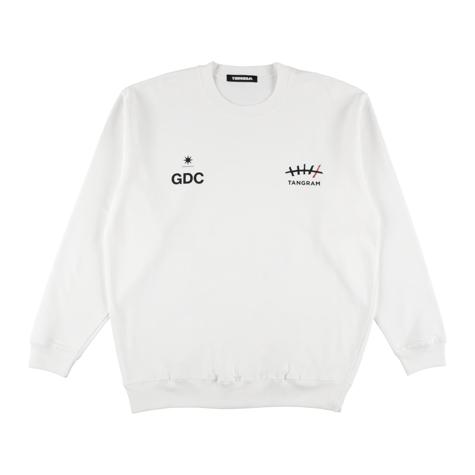 GDC×TANGRAM 5TH ANNIV. T.5 TOKYO SWEAT CREW WHITE TGS-MT192