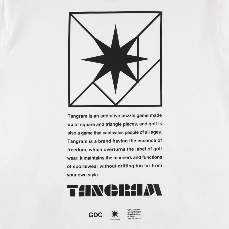 GDC×TANGRAM 5TH ANNIV. TURF STAR SWEAT CREW WHITE TGS-MT193
