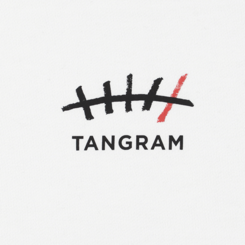 GDC×TANGRAM 5TH ANNIV. TURF STAR SWEAT CREW WHITE TGS-MT193