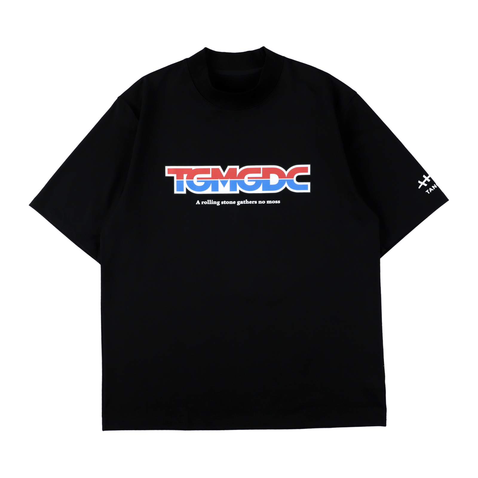 GDC×TANGRAM . 5周年POLO SHIRTS BLACK TGS GDC×TANGRAM 5TH ANNIV. TRICO MOCK NECK BLACK TGS-MT197