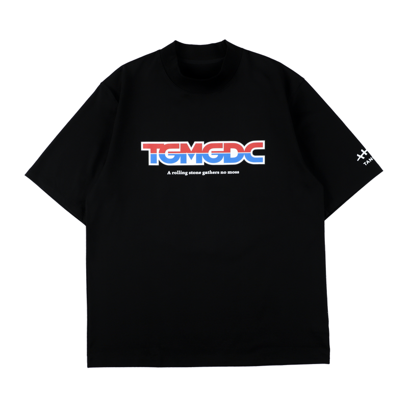 GDC×TANGRAM 5TH ANNIV. TRICO MOCK NECK BLACK TGS-MT197