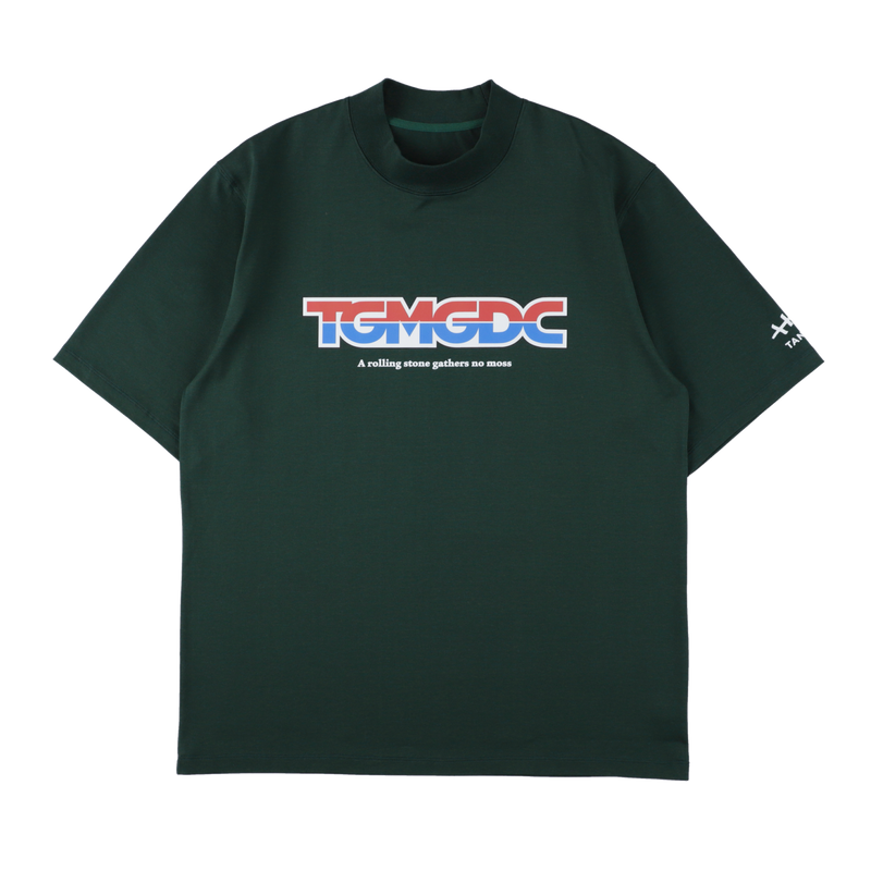 GDC×TANGRAM 5TH ANNIV. TRICO MOCK NECK GREEN TGS-MT197