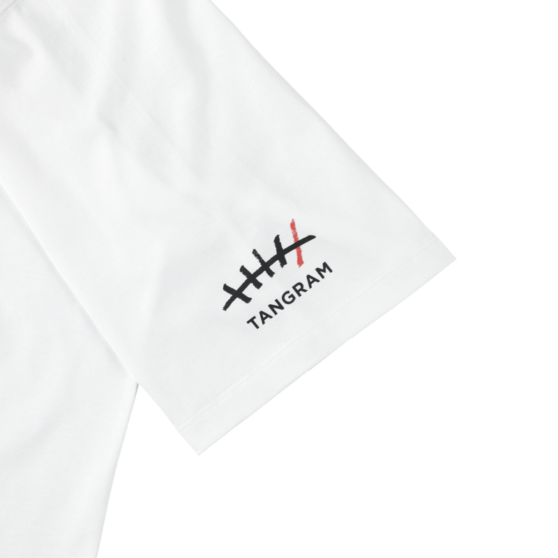 GDC×TANGRAM 5TH ANNIV. TRICO MOCK NECK WHITE TGS-MT197
