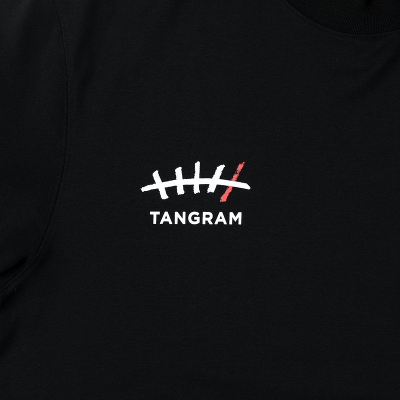 GDC×TANGRAM 5TH ANNIV. TURF STAR MOCK NECK BLACK TGS-MT199